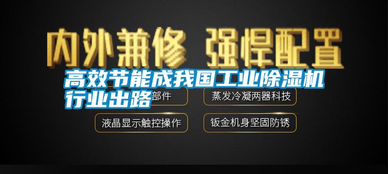 高效節(jié)能成我國工業(yè)除濕機行業(yè)出路