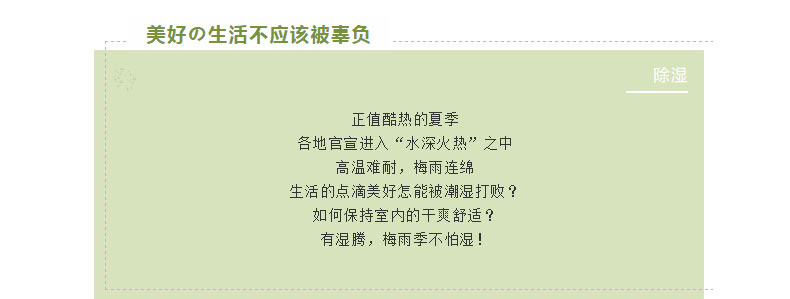 如何避免生活的樂趣被潮濕影響？