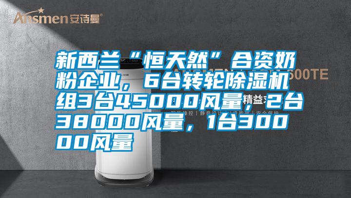 新西蘭“恒天然”合資奶粉企業(yè)，6臺轉輪除濕機組3臺45000風量，2臺38000風量，1臺30000風量