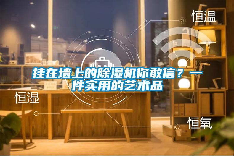 掛在墻上的除濕機你敢信？一件實用的藝術品