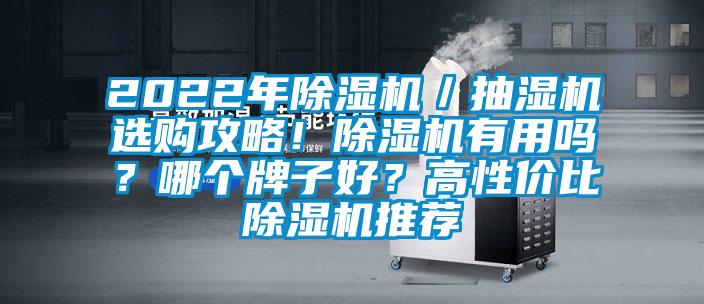 2022年除濕機／抽濕機選購攻略！除濕機有用嗎？哪個牌子好？高性價比除濕機推薦