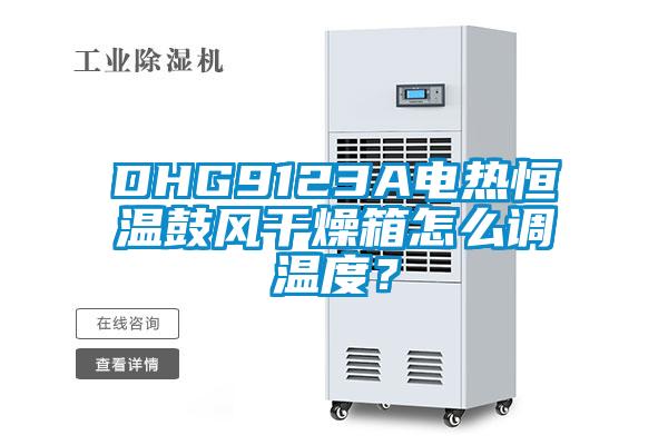 DHG9123A電熱恒溫鼓風(fēng)干燥箱怎么調(diào)溫度？