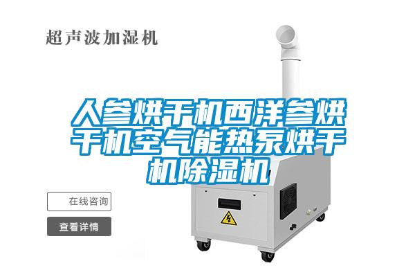 人參烘干機西洋參烘干機空氣能熱泵烘干機除濕機