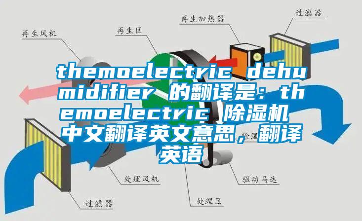 themoelectric dehumidifier 的翻譯是：themoelectric 除濕機(jī) 中文翻譯英文意思，翻譯英語(yǔ)