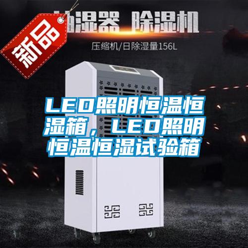 LED照明恒溫恒濕箱，LED照明恒溫恒濕試驗箱