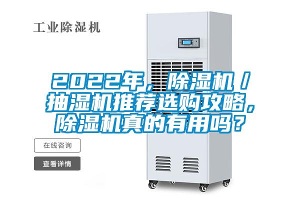 2022年，除濕機／抽濕機推薦選購攻略，除濕機真的有用嗎？