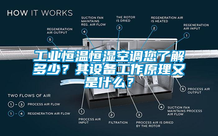 工業(yè)恒溫恒濕空調(diào)您了解多少？其設備工作原理又是什么？