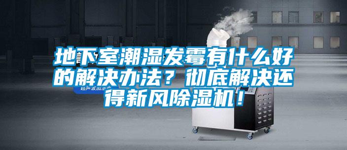 地下室潮濕發(fā)霉有什么好的解決辦法？徹底解決還得新風除濕機！