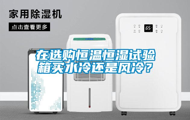 在選購恒溫恒濕試驗箱買水冷還是風(fēng)冷？