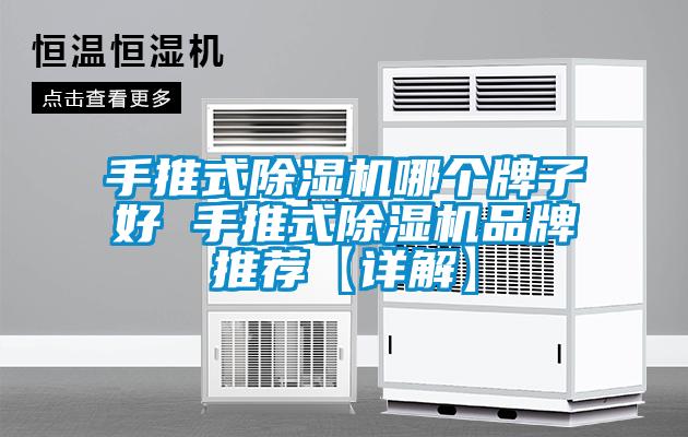 手推式除濕機哪個牌子好 手推式除濕機品牌推薦【詳解】