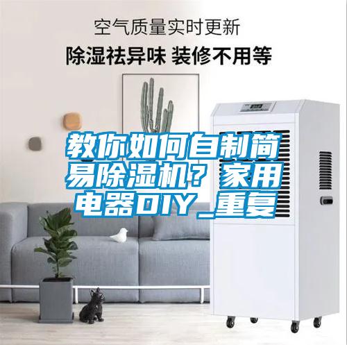 教你如何自制簡易除濕機(jī)？家用電器DIY_重復(fù)