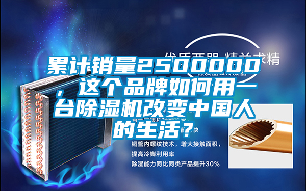 累計(jì)銷量2500000，這個(gè)品牌如何用一臺除濕機(jī)改變中國人的生活？