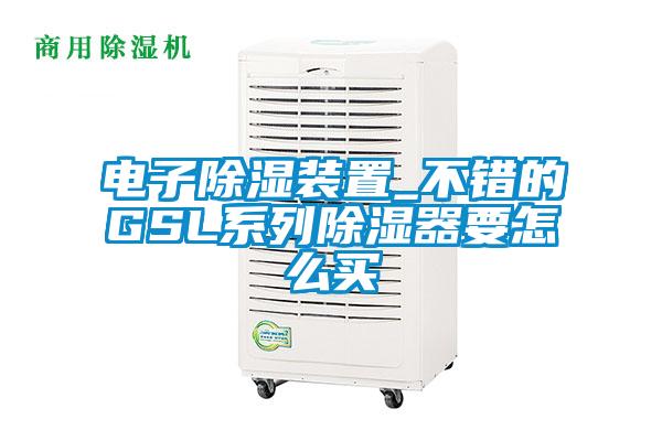 電子除濕裝置_不錯(cuò)的GSL系列除濕器要怎么買(mǎi)