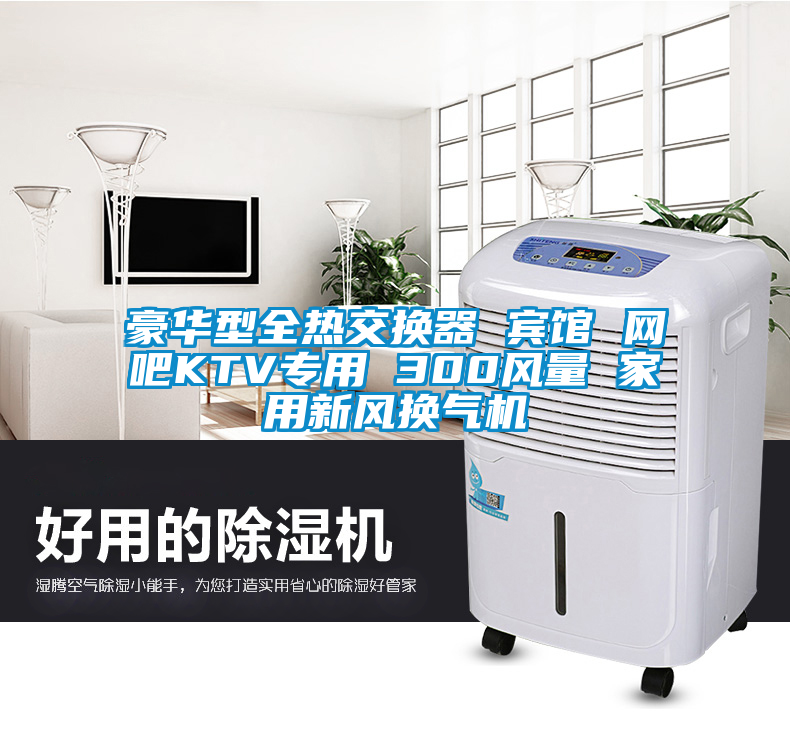 豪華型全熱交換器 賓館 網(wǎng)吧KTV專用 300風(fēng)量 家用新風(fēng)換氣機(jī)