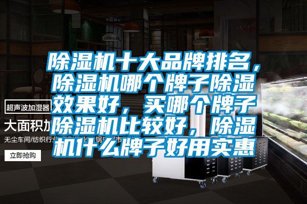 除濕機十大品牌排名，除濕機哪個牌子除濕效果好，買哪個牌子除濕機比較好，除濕機什么牌子好用實惠