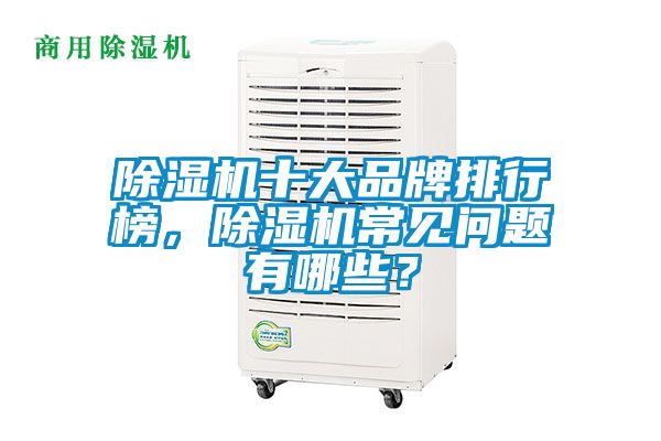 除濕機(jī)十大品牌排行榜，除濕機(jī)常見問題有哪些？