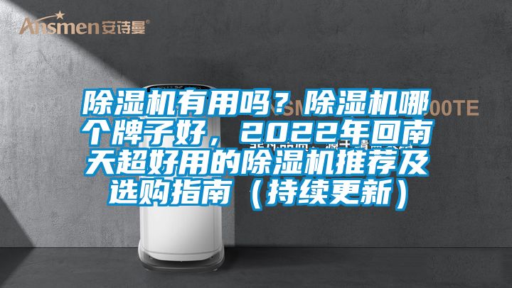 除濕機(jī)有用嗎？除濕機(jī)哪個(gè)牌子好，2022年回南天超好用的除濕機(jī)推薦及選購(gòu)指南（持續(xù)更新）